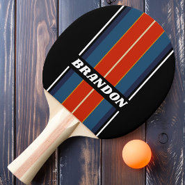 Raquete De Ping Pong Retro Ice Rainbow Placa Listras com Nome