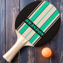 Retro Midnight Mint Board Listras com Nome