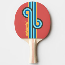 Raquete De Ping Pong Retro Murmur Listra Loop com Nome