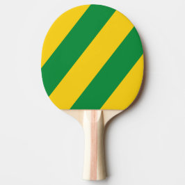 Raquete De Ping Pong Retro Palma Tropical Três Listras Negritas