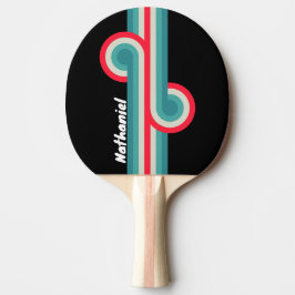 Raquete De Ping Pong Retro Stealth Arco-íris com Nome