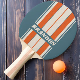 Raquete De Ping Pong Retro Surfside Board Listras com Nome