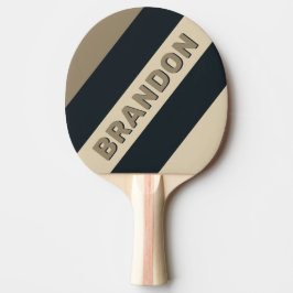 Raquete De Ping Pong Retro Tempestade Deserto Três Listras Negritas com