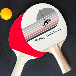 Raquete De Ping Pong Retroceder com Nome