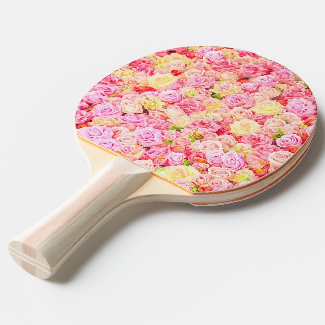 Raquete De Ping Pong Rosa (Frente inclinada)