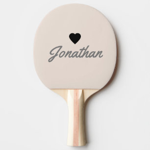 Raquete De Ping Pong Rosa Castelo de Areia Vintage BK Heart Signature