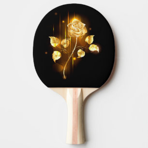 Raquete De Ping Pong Rosa dourada ( rosa de ouro )