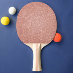 Raquete De Ping Pong Rosa Dourado - Brilhante rosa brilhante e cintilaç<br><div class="desc">Rosa Esmagado - A Rosa Dourada Faux Glitter e Sparkle faz o presente feminino perfeito para o seu aniversário ou para a sua ocasião especial.</div>