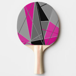 Raquete de ping pong - Rosa, Preto e Cinza por HAM