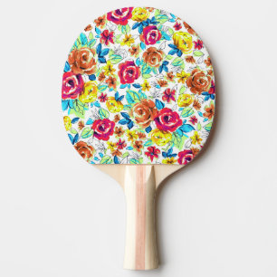 Raquete De Ping Pong Rosas colorido bonitos padrões para carros ímã