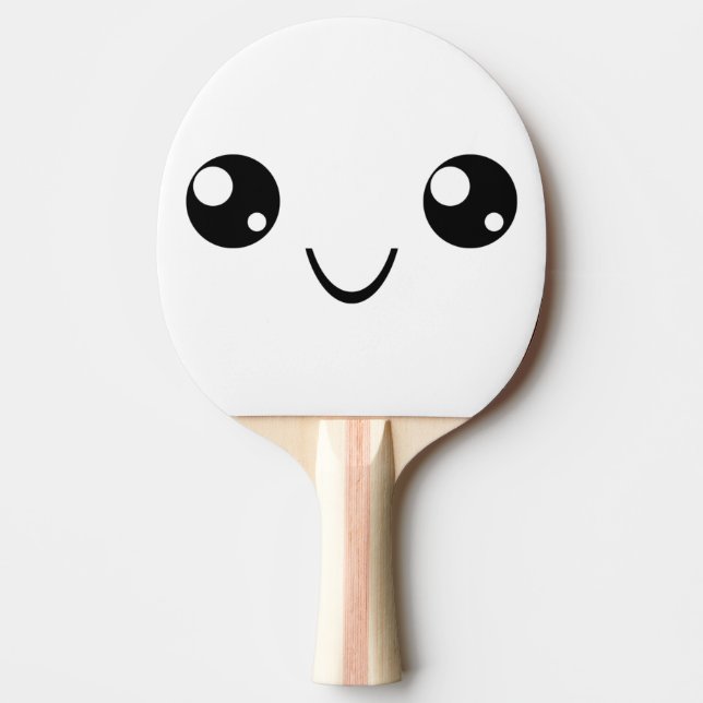 Raquete De Ping Pong Rosto de Sorriso (Frente)