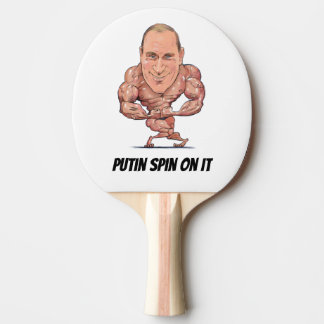 Raquete De Ping Pong Rotação de Putin nela