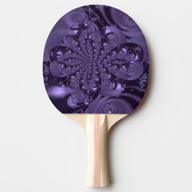 Raquete De Ping Pong Roxo Líquido Roxo Elegante (Frente)