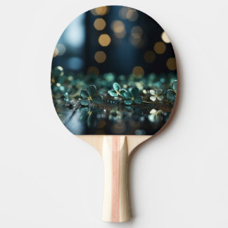 Raquete De Ping Pong ☘️ Rua do dia de Patrick Dourado Bokeh & Clovers