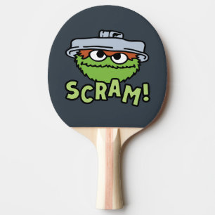 Raquete De Ping Pong Rua Sésamo   Oscar, o Grouch Scram!