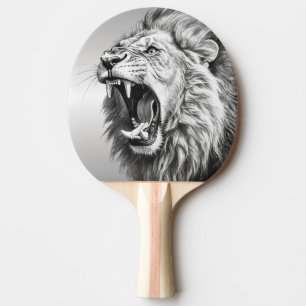 Raquete De Ping Pong Rugido do Leão