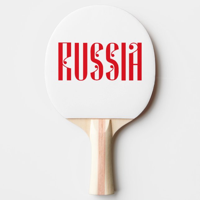 RAQUETE DE PING PONG RÚSSIA (Frente)