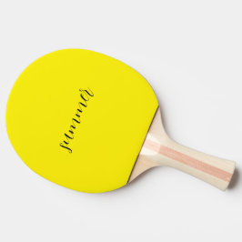 Raquete De Ping Pong Saco branco na moda com "Verão" amarelo