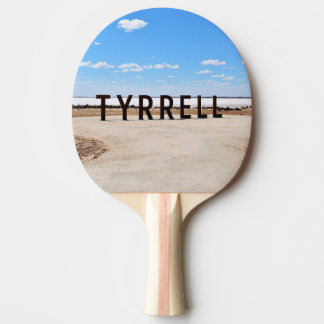 Raquete De Ping Pong Sal e Céu no Lago Tyrrell Austrália