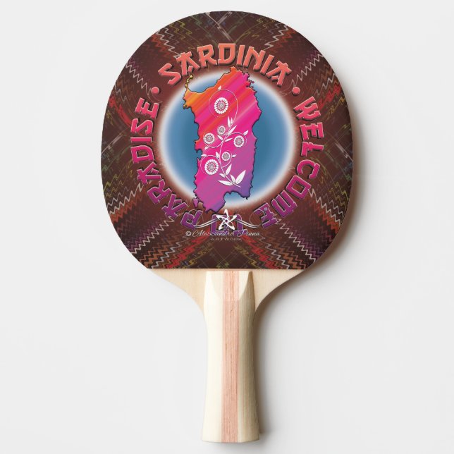 Raquete De Ping Pong Sardenha (Frente)