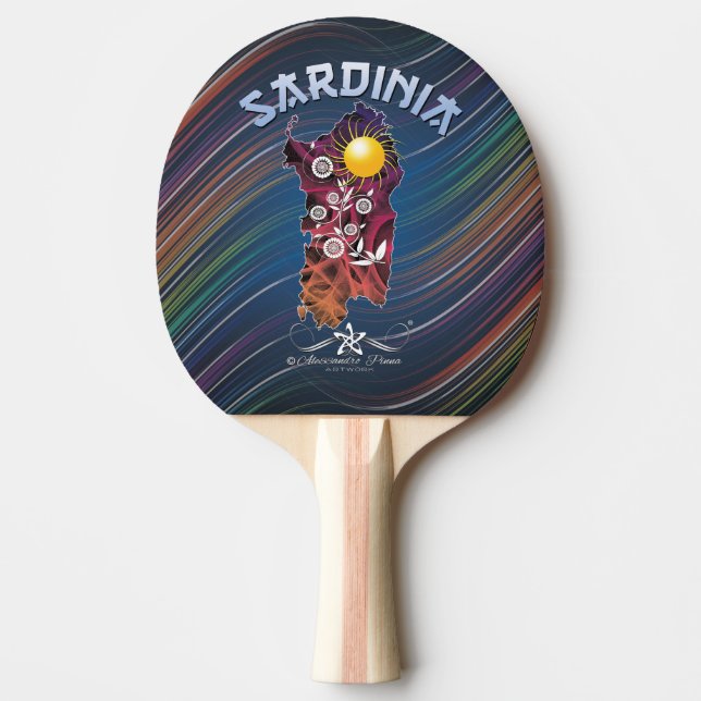 Raquete De Ping Pong Sardenha (Frente)