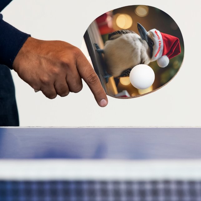 Raquete De Ping Pong "Saúde de Natal de Kookaburras" (Insitu)