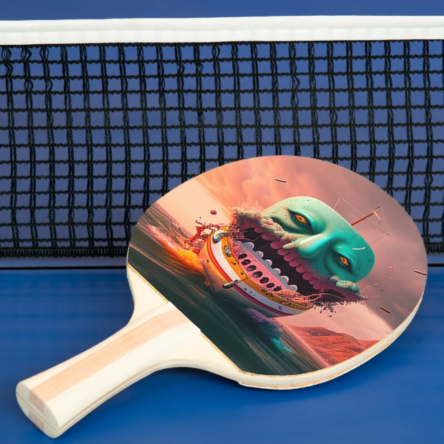 Raquete De Ping Pong Scary Boat (Insitu)
