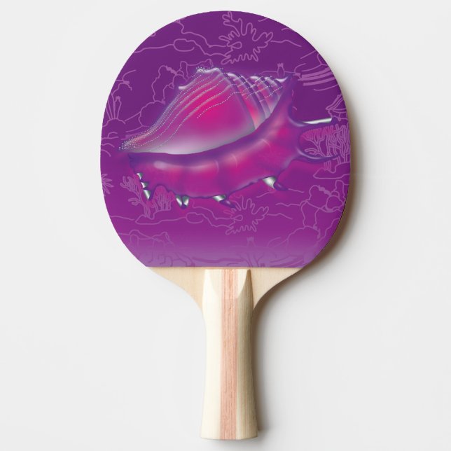 Raquete De Ping Pong Seashell (Frente)