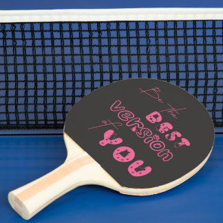 Raquete De Ping Pong Seja a Melhor Versão de Você Gatinho Fofo