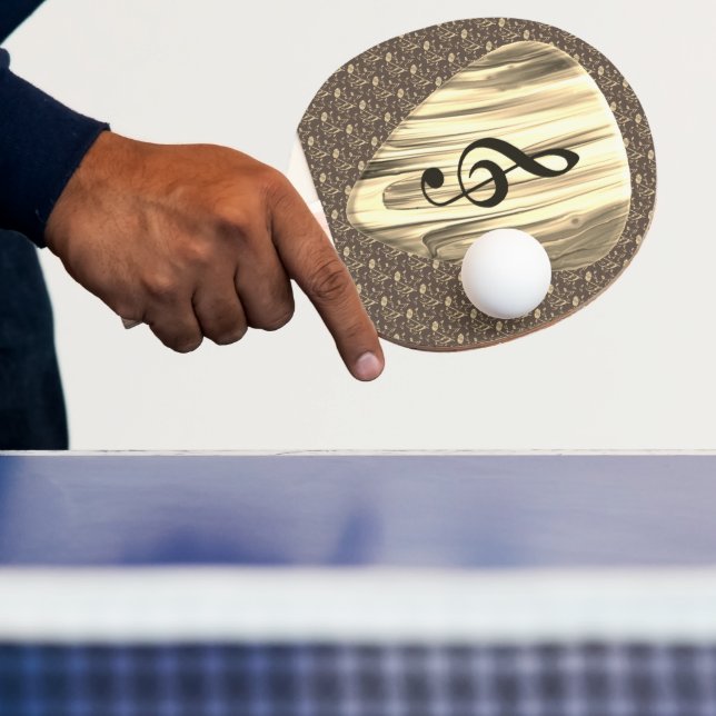 Raquete De Ping Pong Seleção de Violão de Nota de Música Personalizada (Insitu)