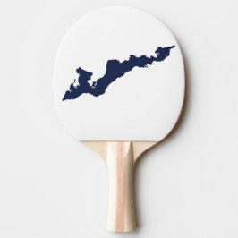 Raquete De Ping Pong Seletor de Logotipo Clássico da Ilha dos Peixes -