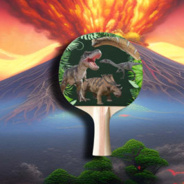 Raquete De Ping Pong Selva Mundial dos Dinossauros Jurássicos
