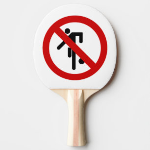 Raquete De Ping Pong SEM Ball Games ⚠ Tailandês Park Sinal ⚠