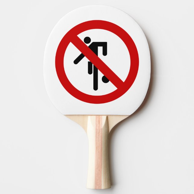 Raquete De Ping Pong SEM Ball Games ⚠ Tailandês Park Sinal ⚠ (Frente)