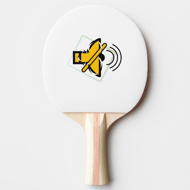 Raquete De Ping Pong Sem som (Frente)