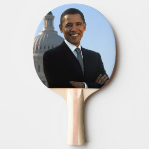 Raquete De Ping Pong Senador Retrato, Presidente Americano Barack Obama