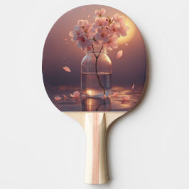 Raquete De Ping Pong Serenidade de Flor de Cerejeira – Ramo Elegante de