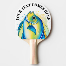 Raquete De Ping Pong Série Aquarela: Peixe-Anjo