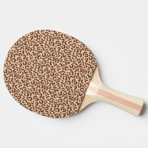 Raquete De Ping Pong Série Leopardo Clássica Design 1