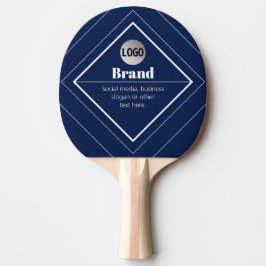 Raquete De Ping Pong Seu Logotipo e Design Moderno Personalizável | Azu