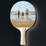 Raquete De Ping Pong Seu Pino de Pino de Foto com Texto Personalizado<br><div class="desc">Pinos de Pino de Foto e Texto Personalizados - Único seu próprio Design - Família Personalizada/Amigos ou Presente de Pino Pino Pessoal - Adicione seu texto e foto - Redimensione e mova elementos com a ferramenta Personalização! Escolha fonte / tamanho / cor! Boa Sorte - Seja Feliz :)</div>