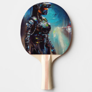 Raquete De Ping Pong SF - Cyberpunk Hero (2)