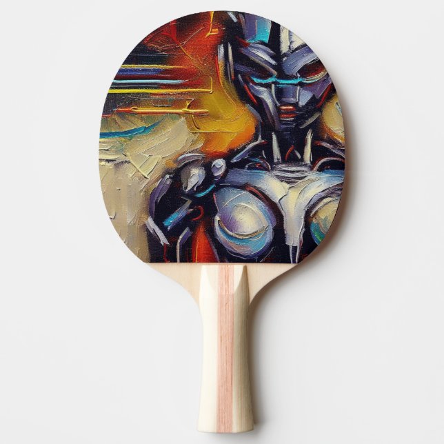 Raquete De Ping Pong SF - Herói Artificial da Inteligência (2) (Frente)
