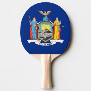 Raquete De Ping Pong Sibile a pá do pong com a bandeira de New York,