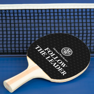 Raquete De Ping Pong SIGA O LEADER Monograma Black