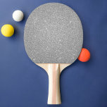 Raquete De Ping Pong Silver Girly Glitter e Sparkle<br><div class="desc">Silver Faux Glitter e Sparkle fazem o presente feminino perfeito para o seu aniversário ou para uma ocasião especial.</div>