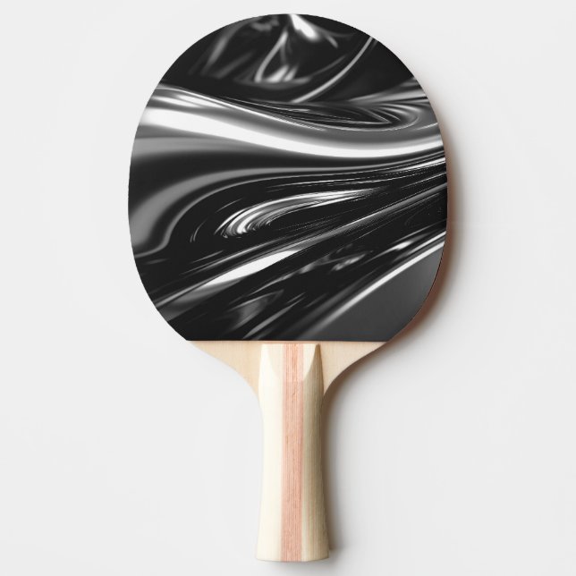 Raquete De Ping Pong Silver Metal Fluente (Frente)