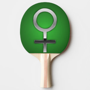 Raquete De Ping Pong Símbolo de Venus