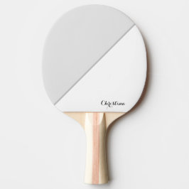 Raquete de Ping Pong Simples de Duas Cores