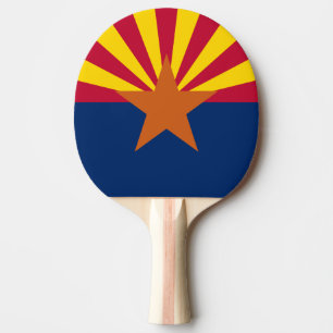 Raquete De Ping Pong Sinalizador do Estado da arizona